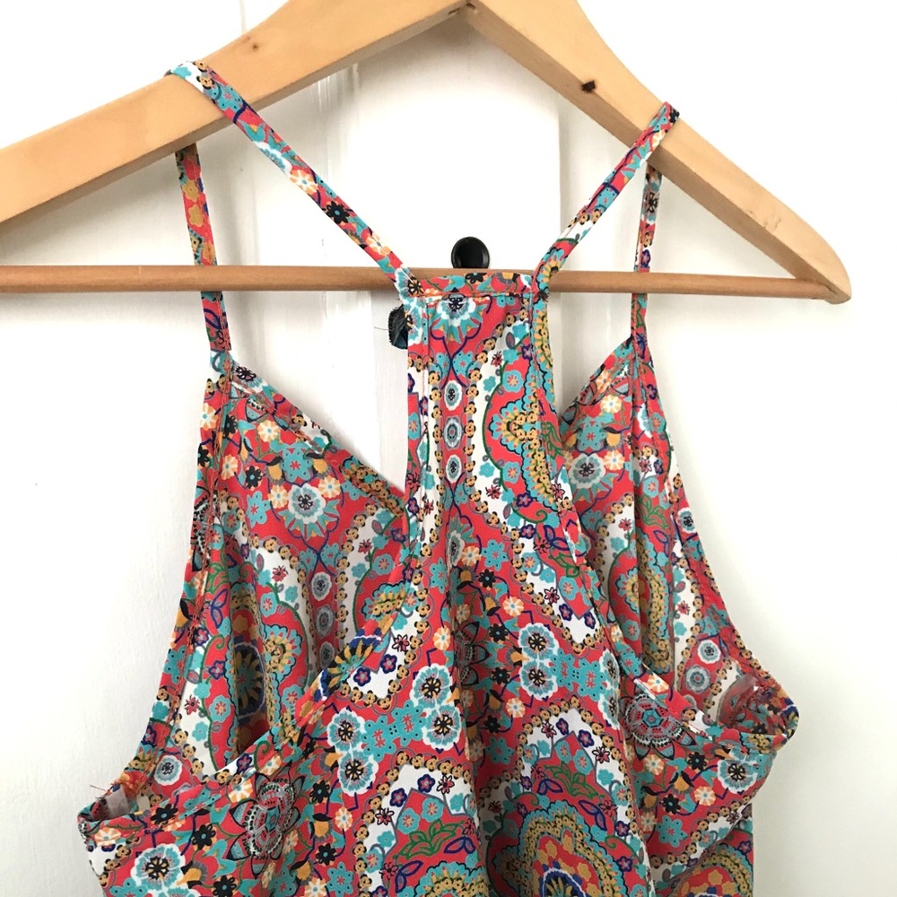 Tinley boho print racerback tank top - Picture 5 of 9
